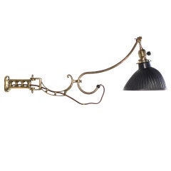 Pair of Small Ornate Faries Dental Lamp - Polished Finish