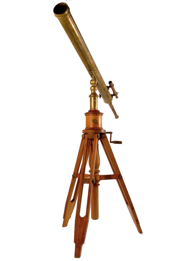 American Important Charles C. Hutchinson Telescope - 69 Inches Long
