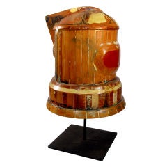 Original 1930's Wooden Mold For Making Space Helmets