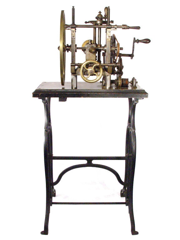 If you are a collector of early tools then you already know how rare this machine is. This is an important part of clock making history and worthy as a museum display. The object itself takes a step above its original purpose. The look, feel and