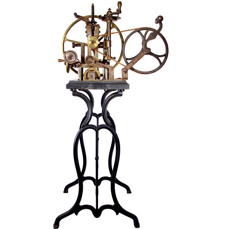 19th Century Clock Gear Cutting Machine at 1stDibs