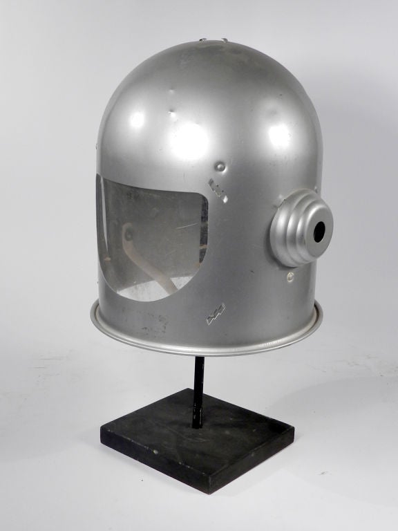 paper mache astronaut helmet