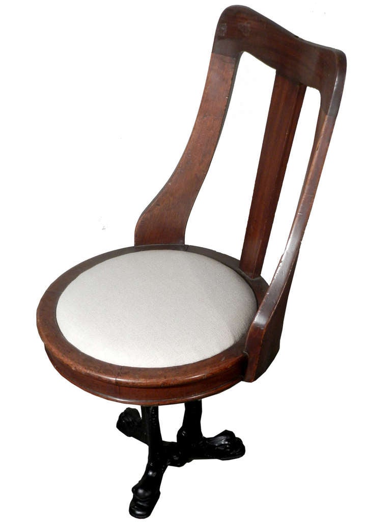 Early Swivel Yacht Chairs Matching Pair at 1stDibs