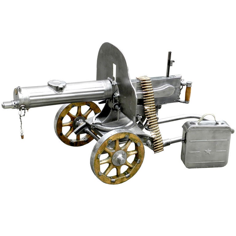 Maxim's Machine Gun Model 1910 - The Real Thing.