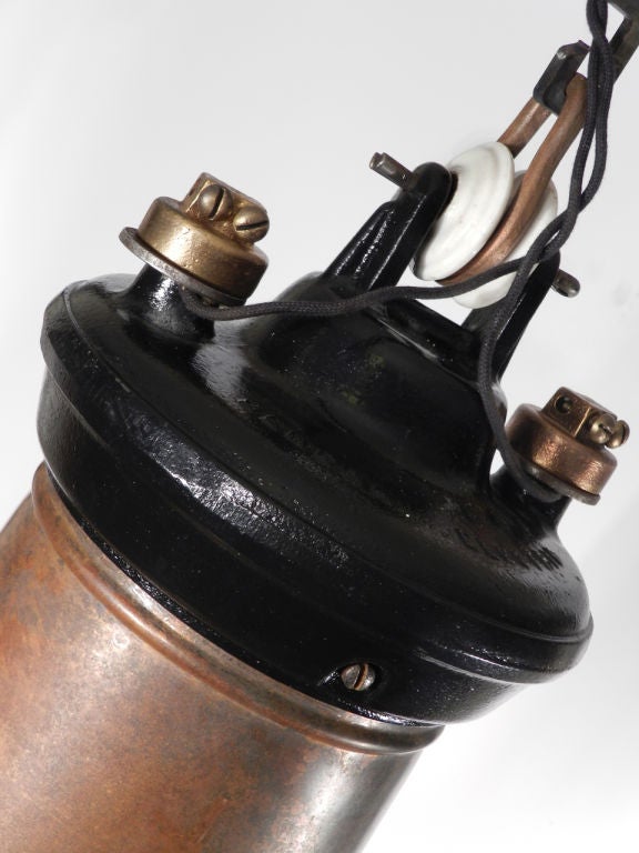 Beautiful Copper and Iron Street Lamp