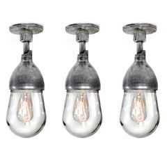 3 Matching Aluminum Explosion Proof Lamps