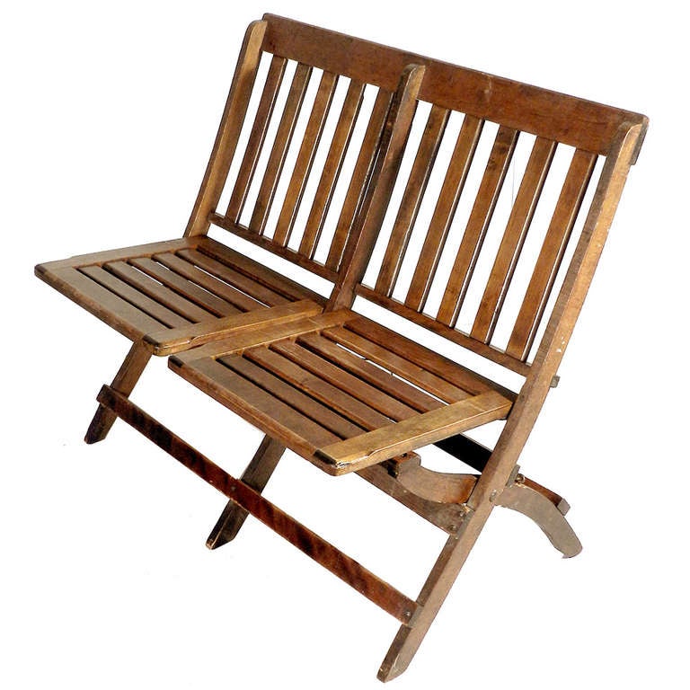 Collection of Double Folding Chairs at 1stdibs