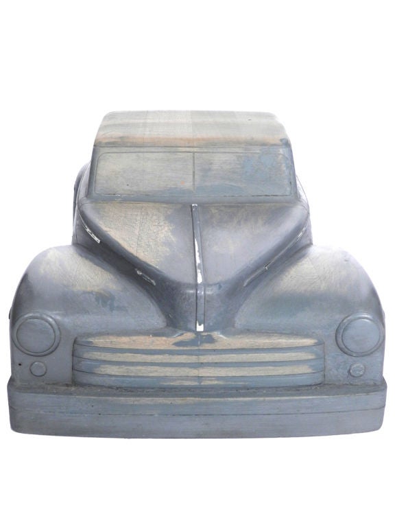 Unknown Solid Wood Automotive Factory Toy Mold