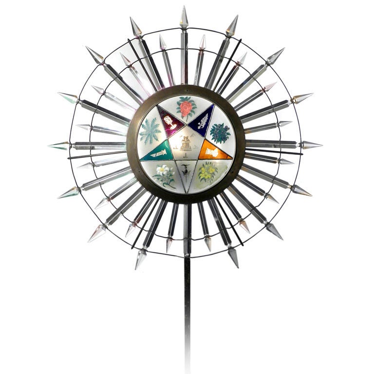 I am told that this Alter piece was used as the focal point in ceremonies and is from 