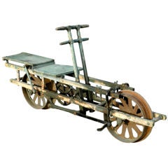 Antique 1870's Railroad Velocipede