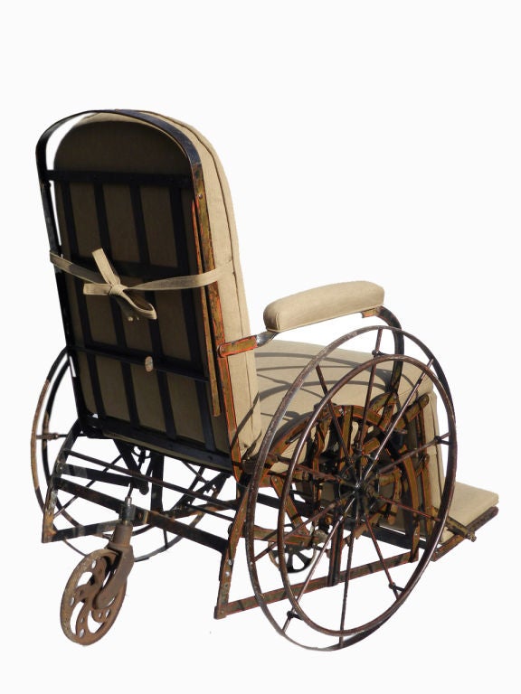 Rare 1871 Wilson's Adjustable Iron Chair 1