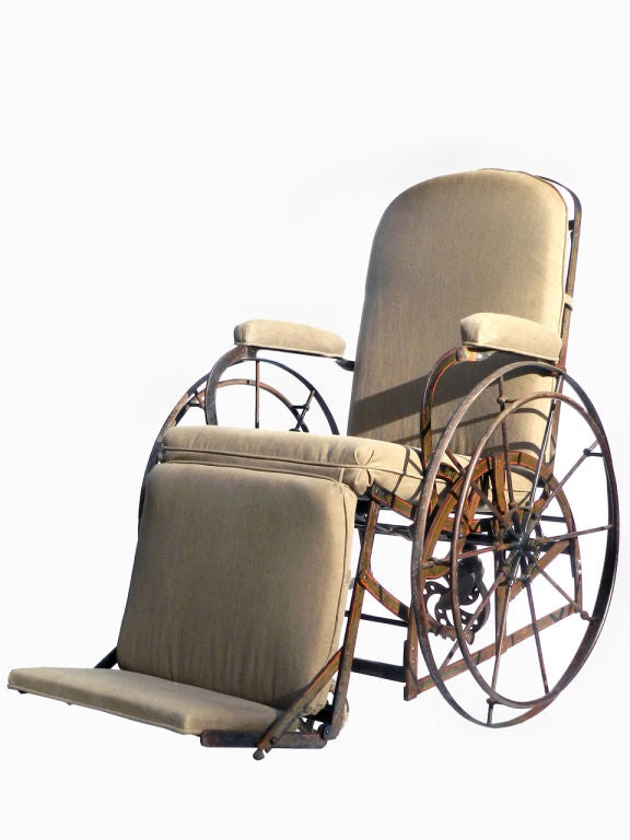 Rare 1871 Wilson's Adjustable Iron Chair 4