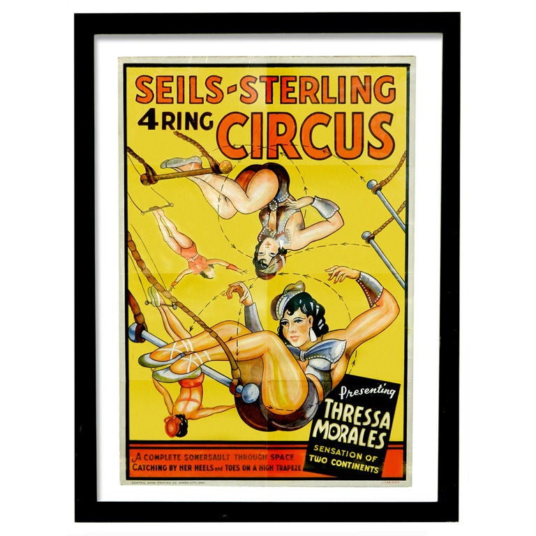 Original Seils-Sterling Circus Poster