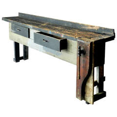 Early Workbench with Amazing Patina