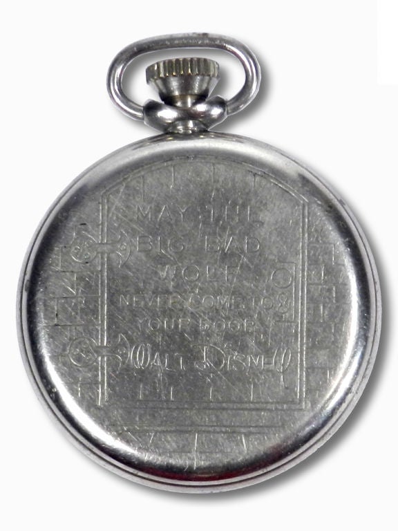Original 1934 Working Disney Pocket Watch