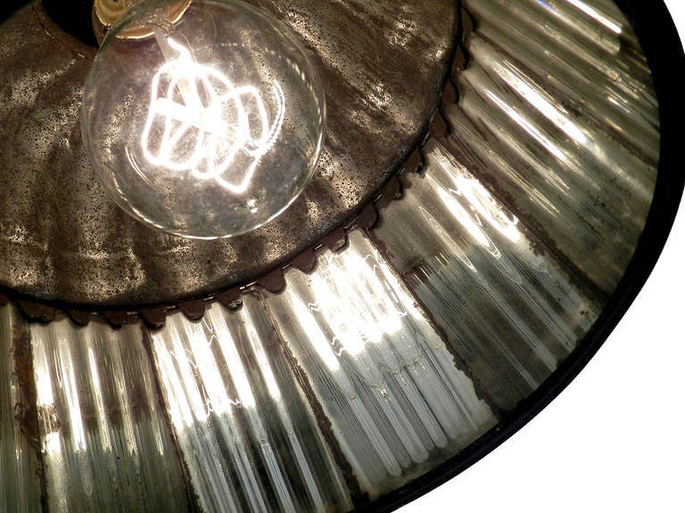 Mirrored Tin Shade Sconce - 2 matching lamps in stock