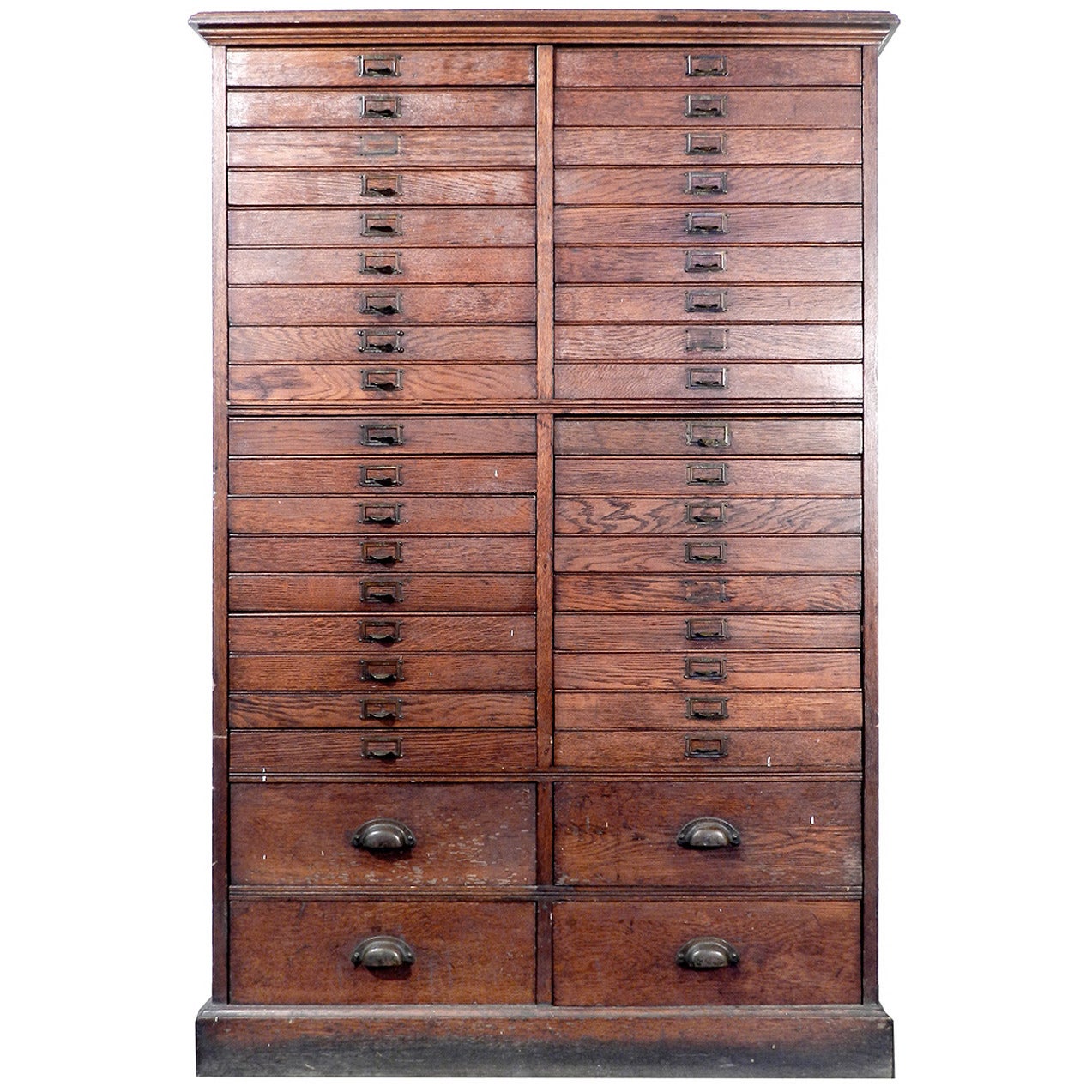 Beautiful 40 Draw Oak Cabinet