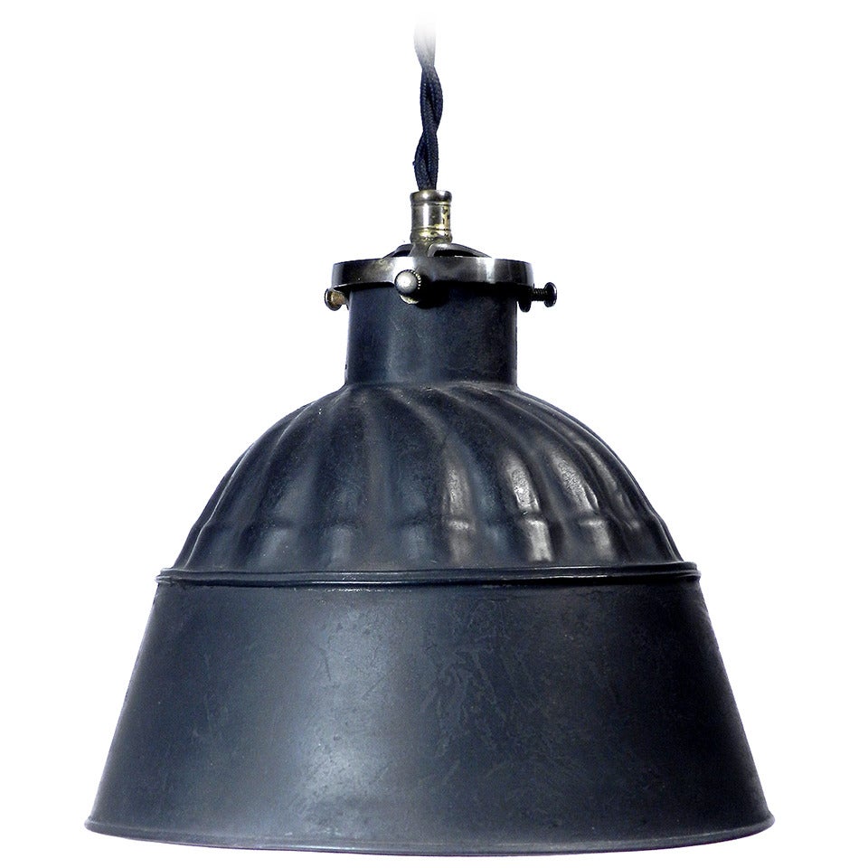 Mirrored Tin Shade Pendent - 4 matching lamps in stock