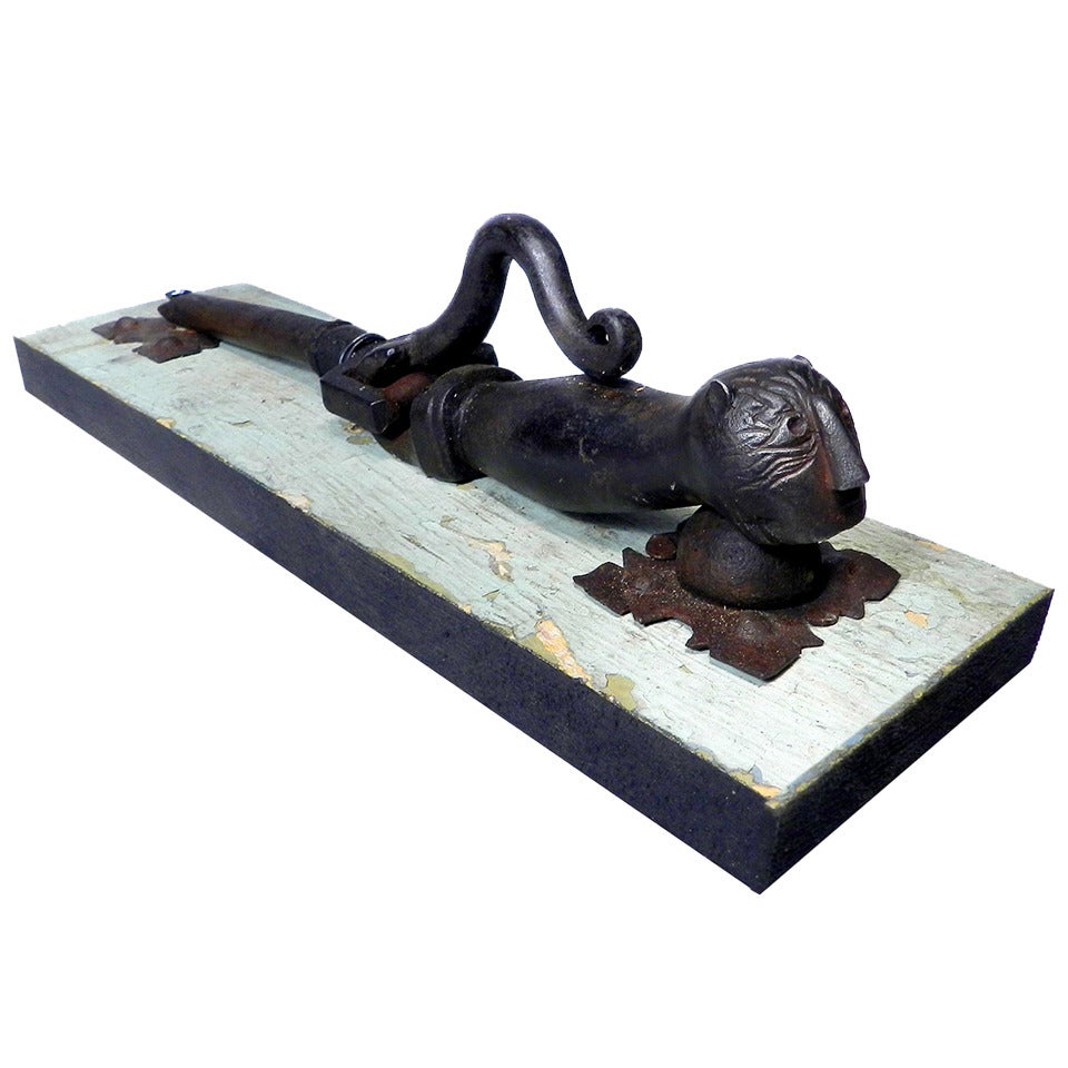 200 Year Old Cat Door Knocker