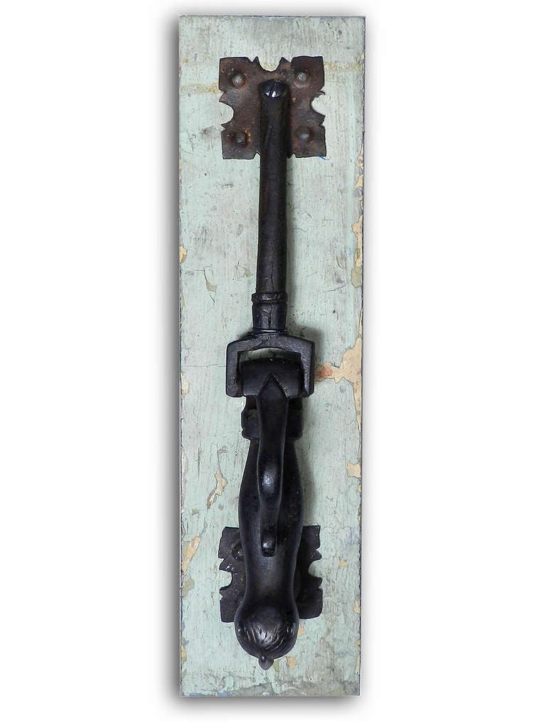 Spanish 200 Year Old Cat Door Knocker