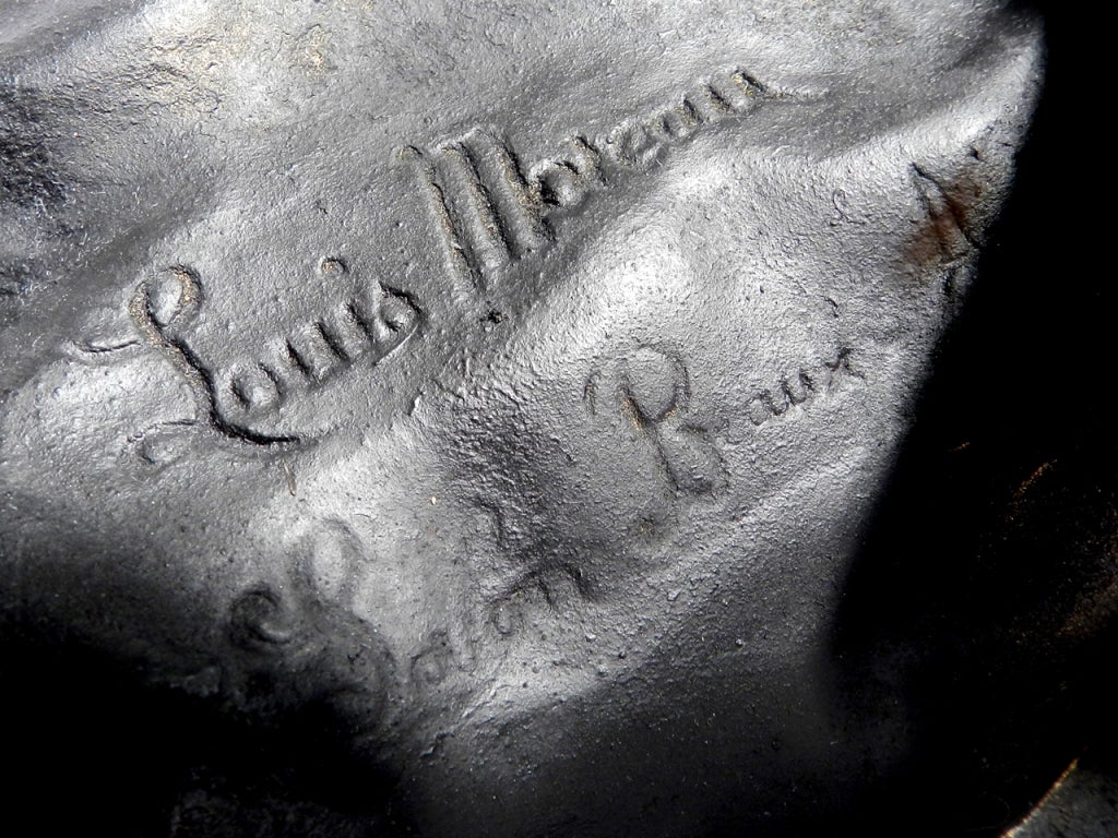 Large Blackened Spelter Figure - Le Triomphe