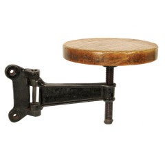 Vintage Collection of Cantilevered Work Bench Stools- 8 in stock