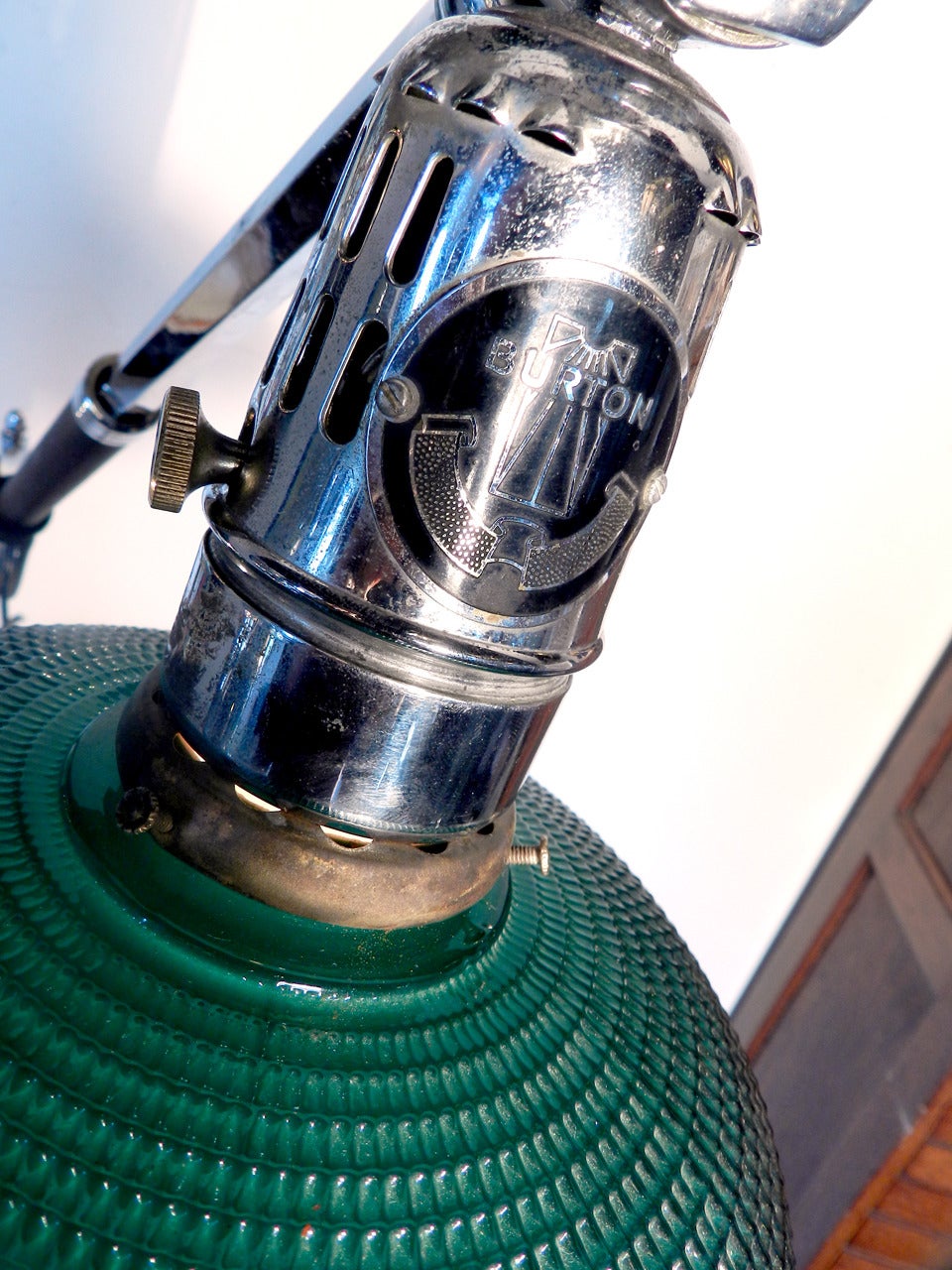 Industrial Telescoping Swing Arm Dentist's Floor Lamp