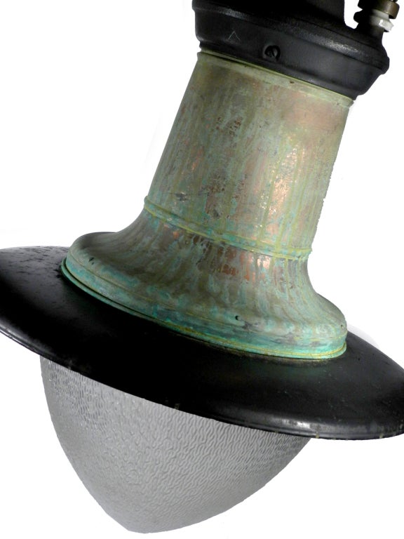 Impressive Copper and Iron Street Lamp