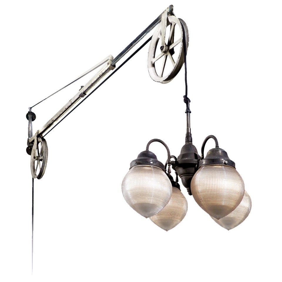 Original Swing Arm Dental Pulley Lamp