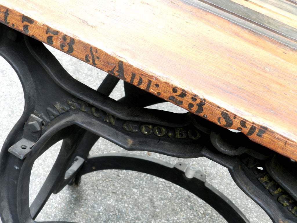 Original 1800s Industrial Table 1