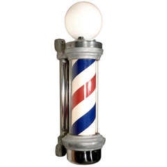 Deco Barber Pole - Restored And Working