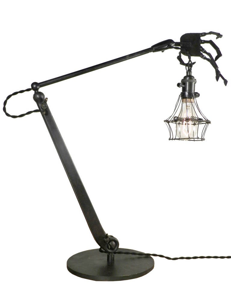 American Articulated Hand Table Lamps