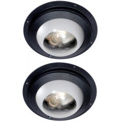Pair of Explosion Proof Flush Mount Lamps