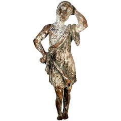 16th Century Roman Wood Statue