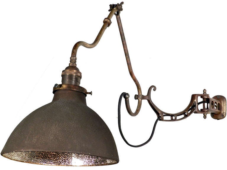 If you’re already a knowledgeable lamp collector then you understand how difficult these are to find. Some consider the Faries Company Dental Lamp the “Holy Grail” of early industrial lighting. This design came in a number of sizes. This is the
