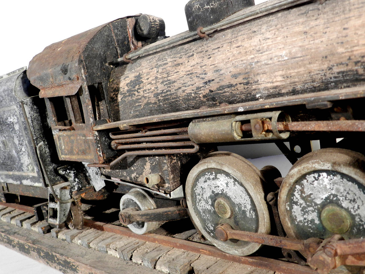 20th Century Large Handmade Railroad Automaton