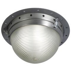 Large and Dramatic Ceiling Dome Lamp