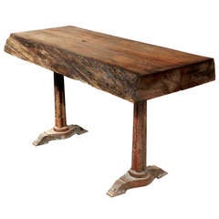 Oak Slab Table