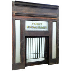 1800s Post Office Window