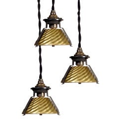 Mini Mercury Glass Snap-in Pendent Lamps