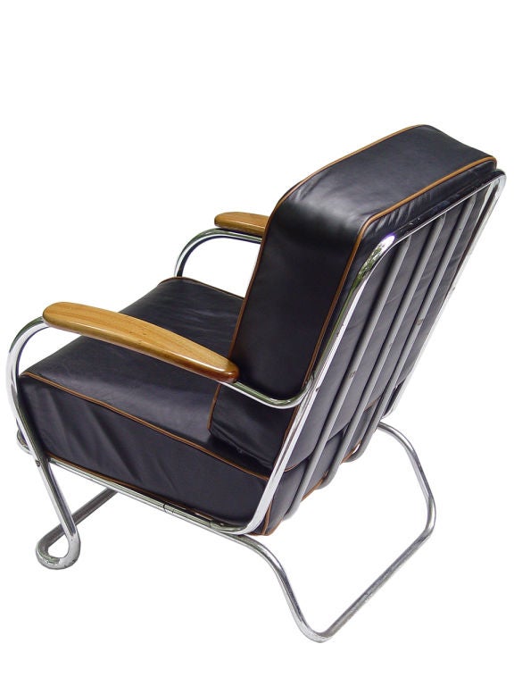 Mid-20th Century Original 50's Llyod Manufacturing Co. Armchair