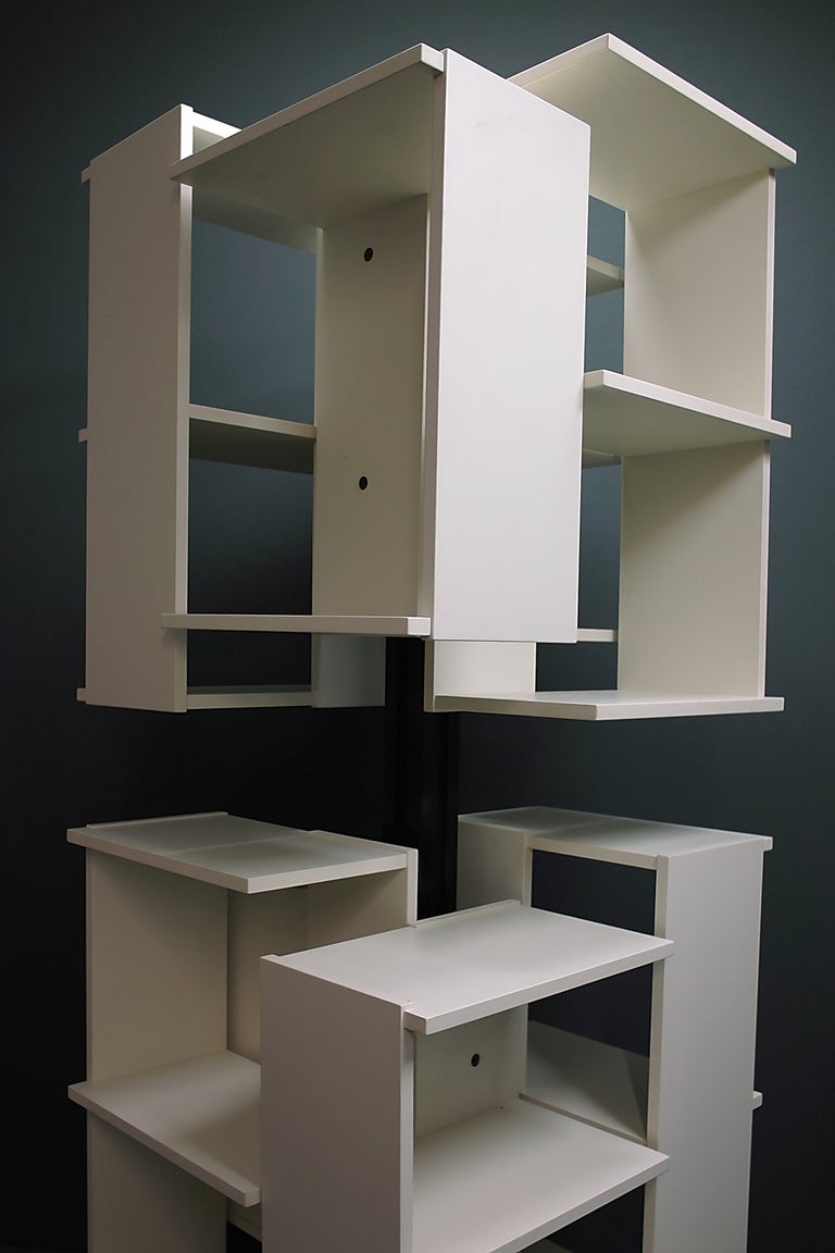 Mid-20th Century A turning library by Claudio Salocchi