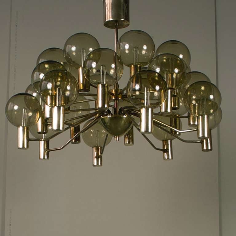 Mid-20th Century A 24 Light Chandelier by Hans-Agne Jakobsson for A/B Markaryd