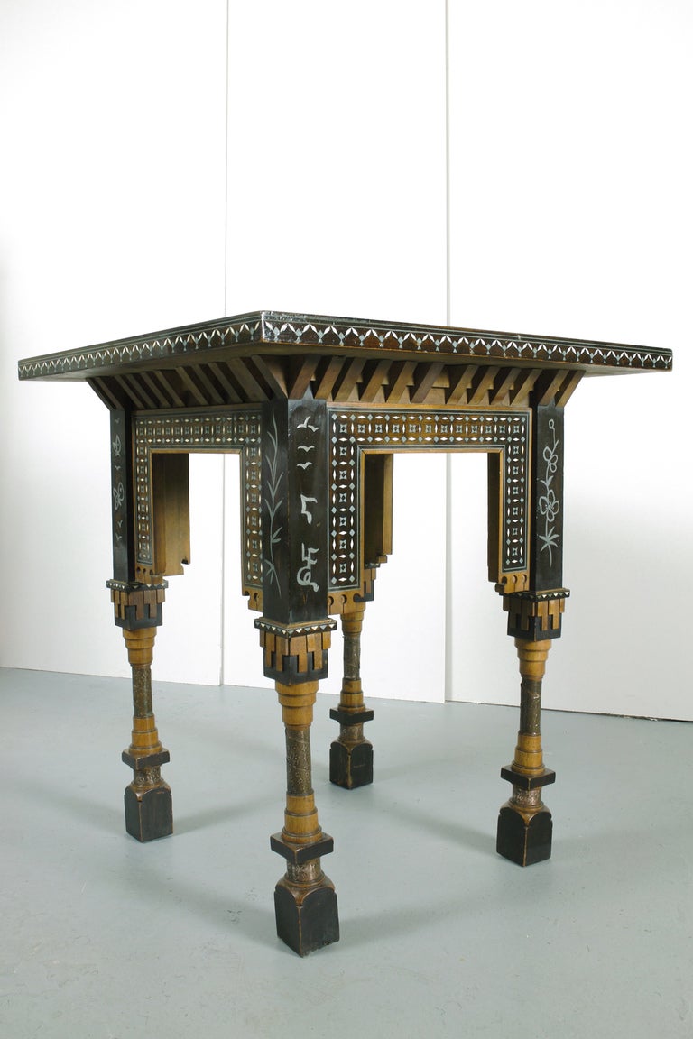 An Exemplary Table By Carlo Bugatti In Excellent Condition In Saarbruecken, DE