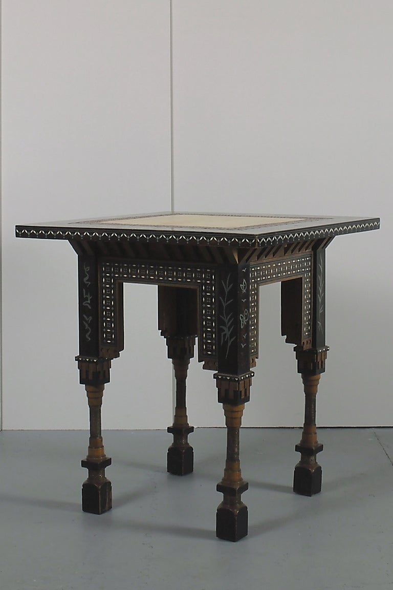 Pewter An Exemplary Table By Carlo Bugatti