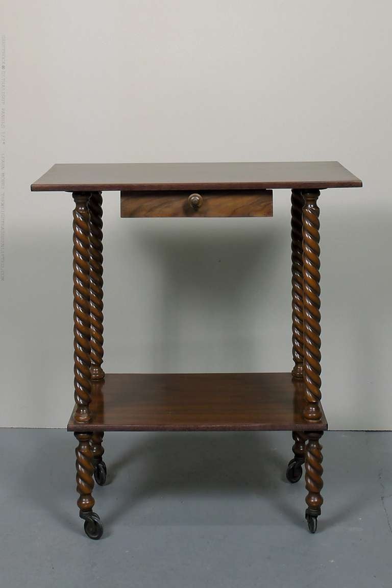 Baroque Revival An Italian Side Table on Casters