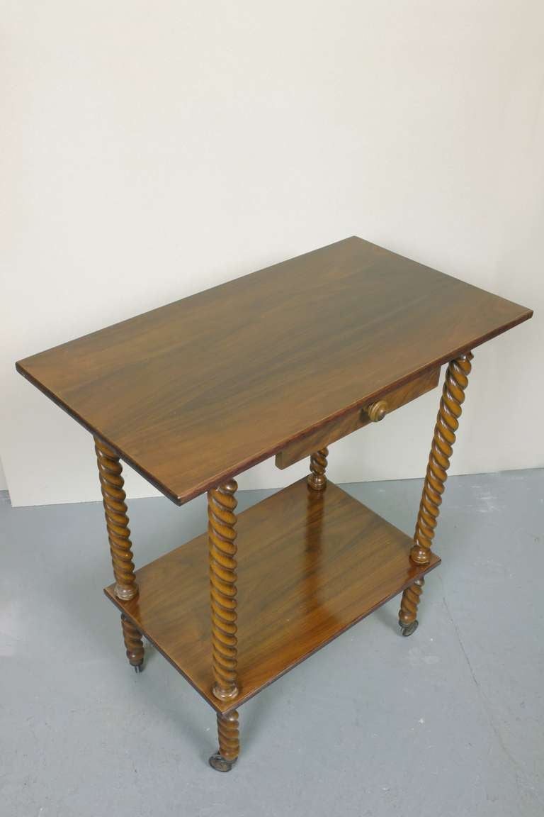 Mid-20th Century An Italian Side Table on Casters