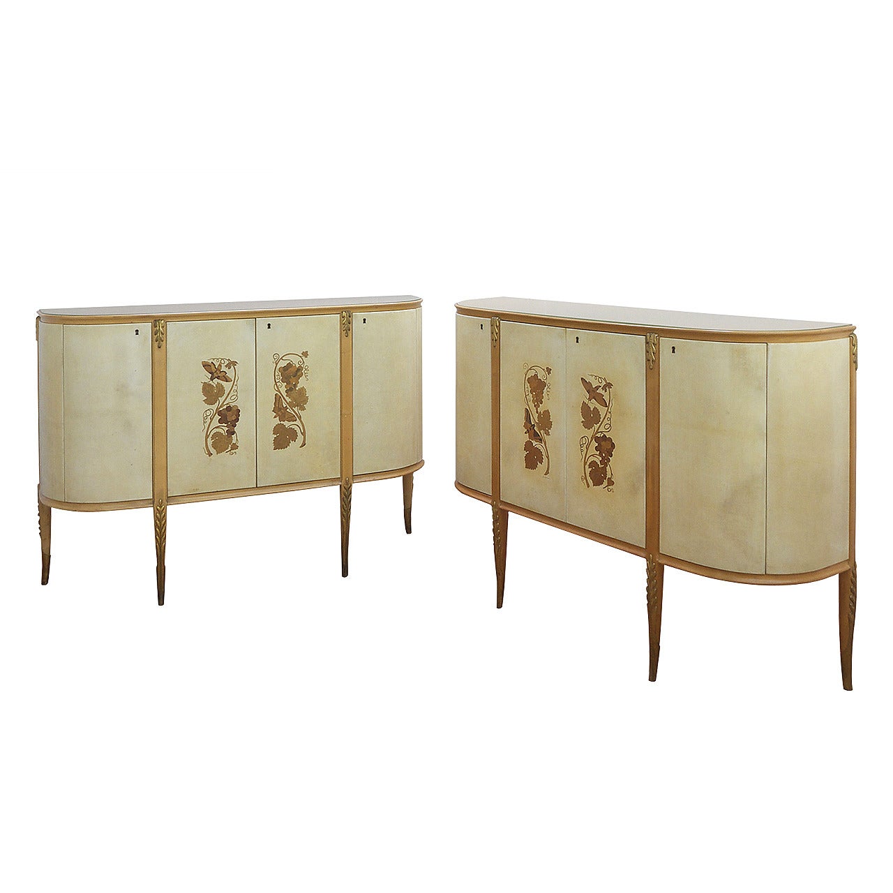 Pair of Credenzas by Giovanni Gariboldi For Sale