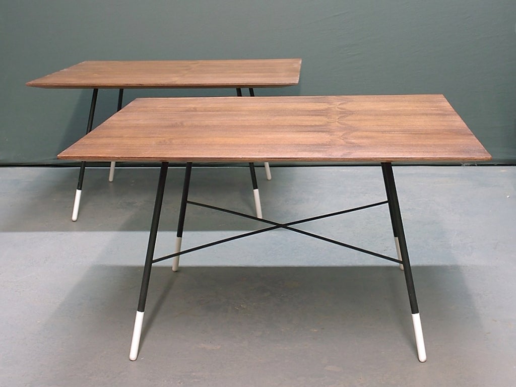 A pair of low tables by Ico Parisi for Cassina 4
