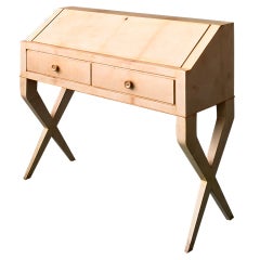 A Parchment Secretaire By Gio Ponti